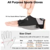UV Protection Gloves Women Men, Fingerless Driving/Fishing / Sailing / Kayak / Paddling /Rowing / UV / Sun / Protection Gloves 4