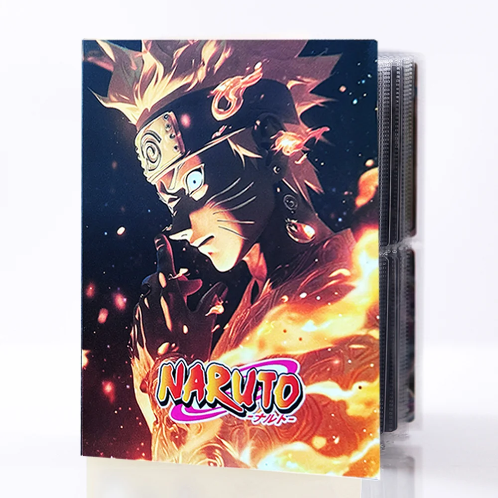 

240 PCS Original Naruto Anime Card Album Game Collection Card Book Naruto Binder Protector Notebook Kakashi Storage Folder Gift