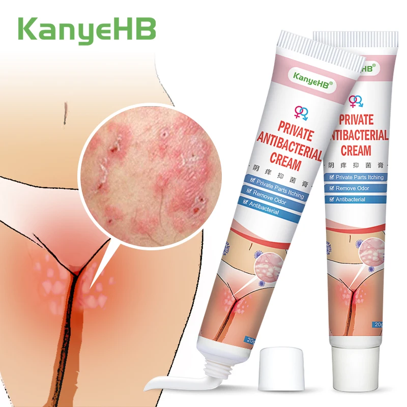 

1pc Herbal Anti-itch Inhibit Fungi Cream Effective Against Fungi Private Parts Itching Dermatitis Red Rash Skin Cream G007