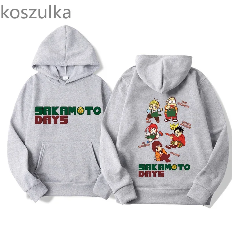 SAKAMOTO DAYS 2025 Hoodies Aesthetic New Anime Print Sweatshirts Unisex Autumn Winter Hip Hop Tops Mens Gothic Harajuku Clothes 5