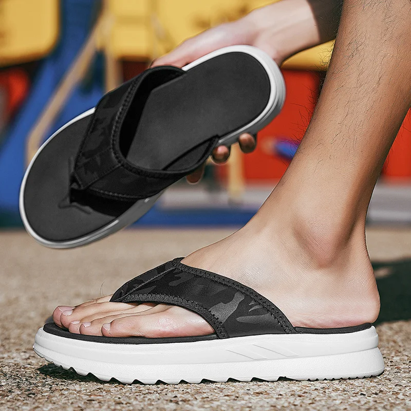 Pantofole antiscivolo da uomo antiscivolo Comode pantofole estive antiscivolo con pantofola con suola spessa per interni ed esterni_voghion.com