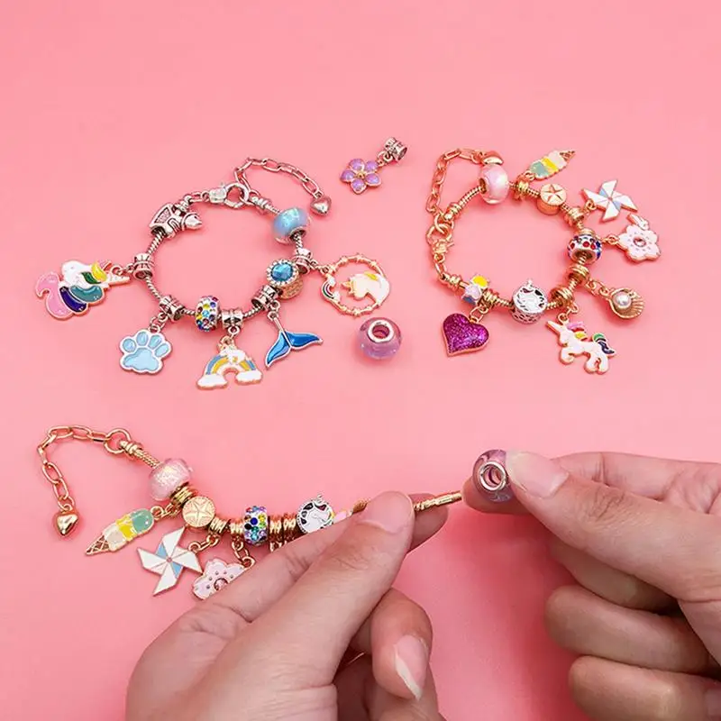 Christmas Advent Calendar Surprise Gift Box DIY Crystal Jewelry Bracelet 24 Days Countdown Christmas Gift