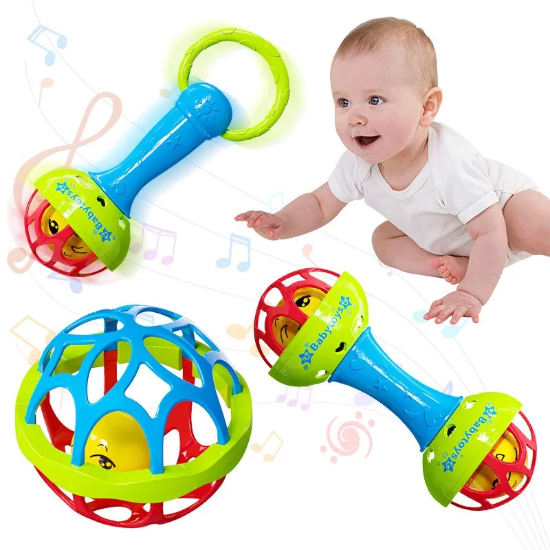 طفل دمية شخشيخة 0-12 شهرا لعبة طفل حشرجة استيعاب ا...