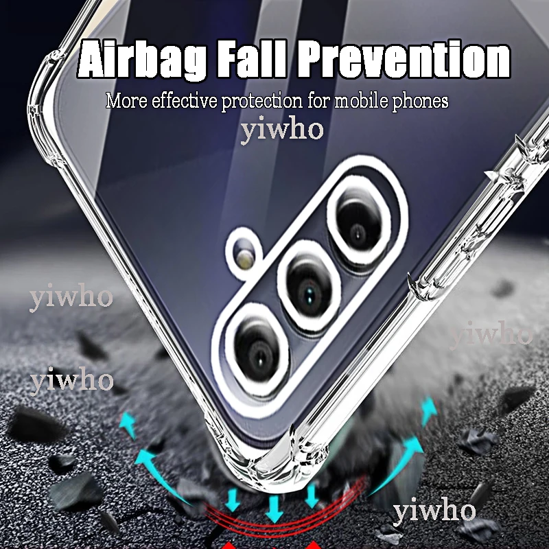 Luxury Clear Shockproof Phone Case - Transparent Protective Cover