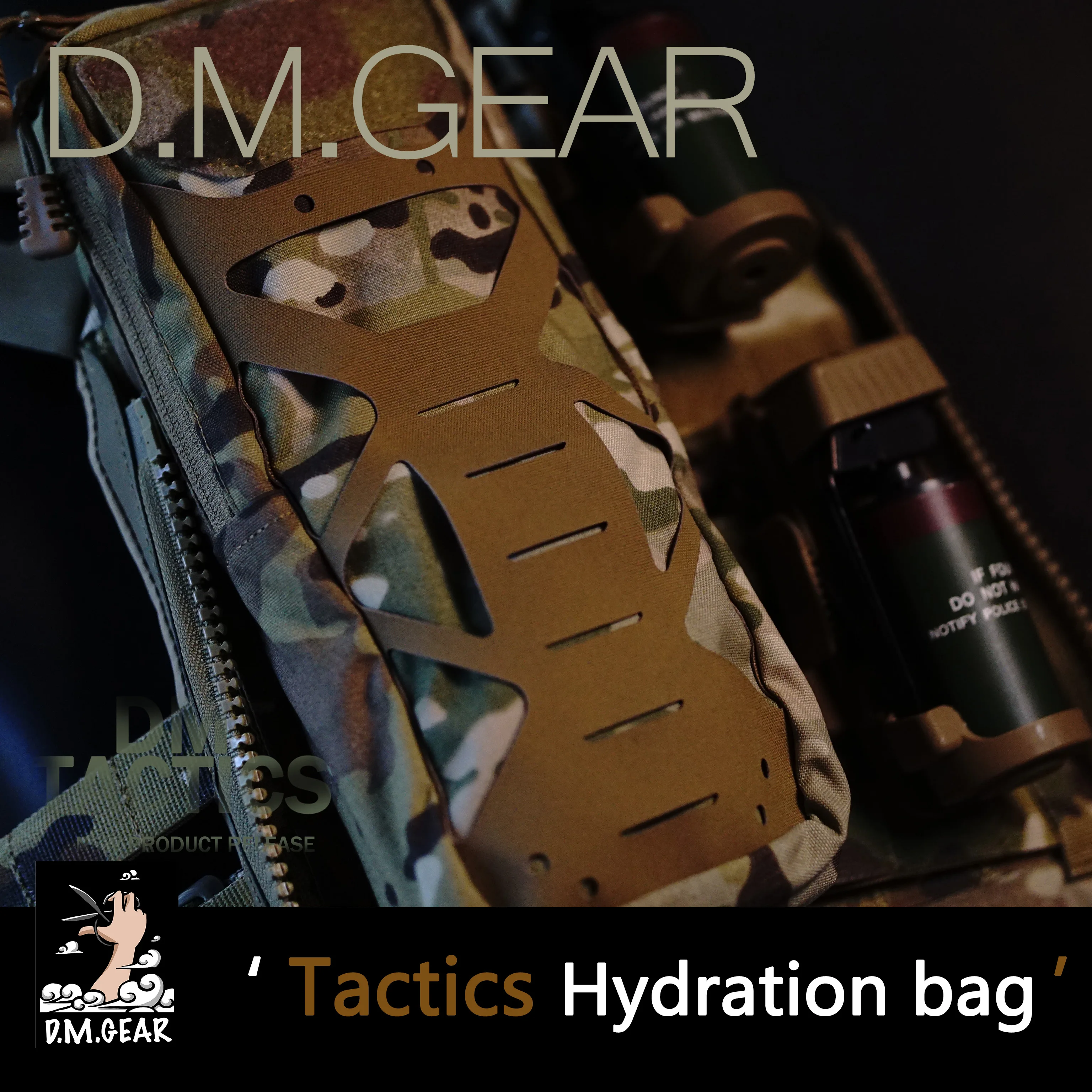 Dmgear Tactical Waterproof Water Bag Military Talkie Walkie Multifunzione Molle Gear Hunt Equipment War Game Airsoft Paintball
