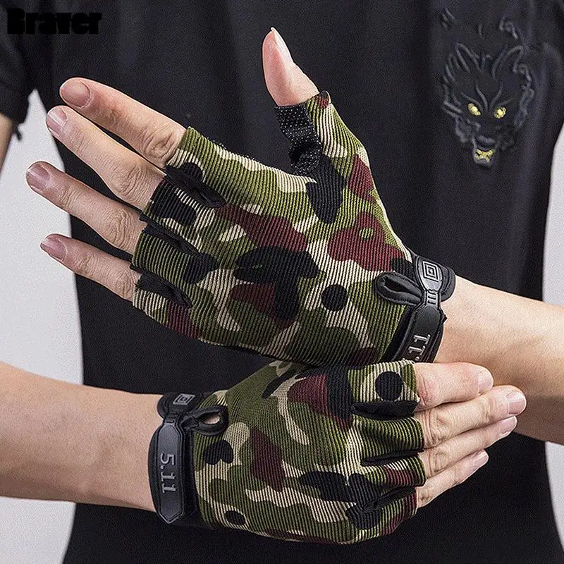 

Перчатки Нескользящие износостойкие для мужчин и женщин, спортивные для спортзала, фитнеса, езды на горном и дорожном велосипеде, велоперчатки