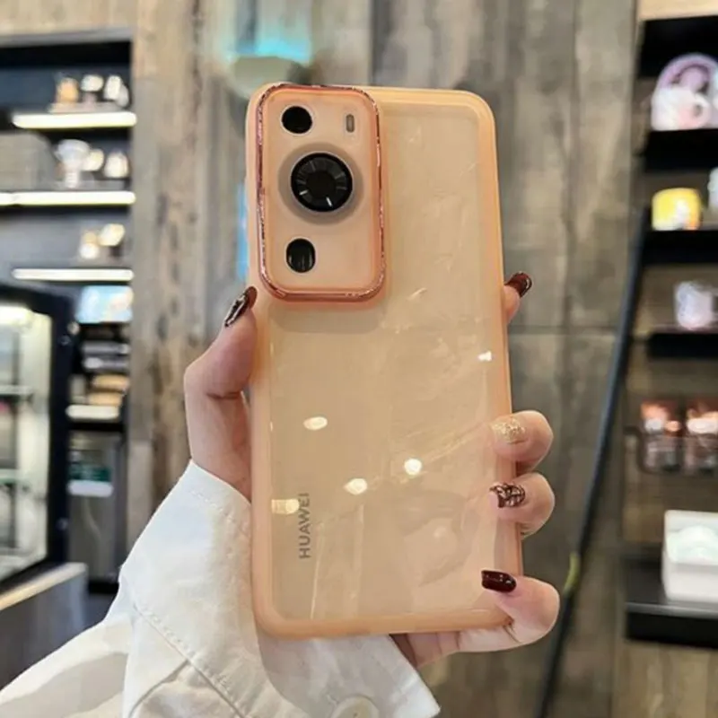 For Pro Case Soft Silicone Back Lens Protective Cover for Huawei P60 P50 PRo Honor x6 x6s x8 90 Lite x8a x7a Shell Bag P_voghion.com