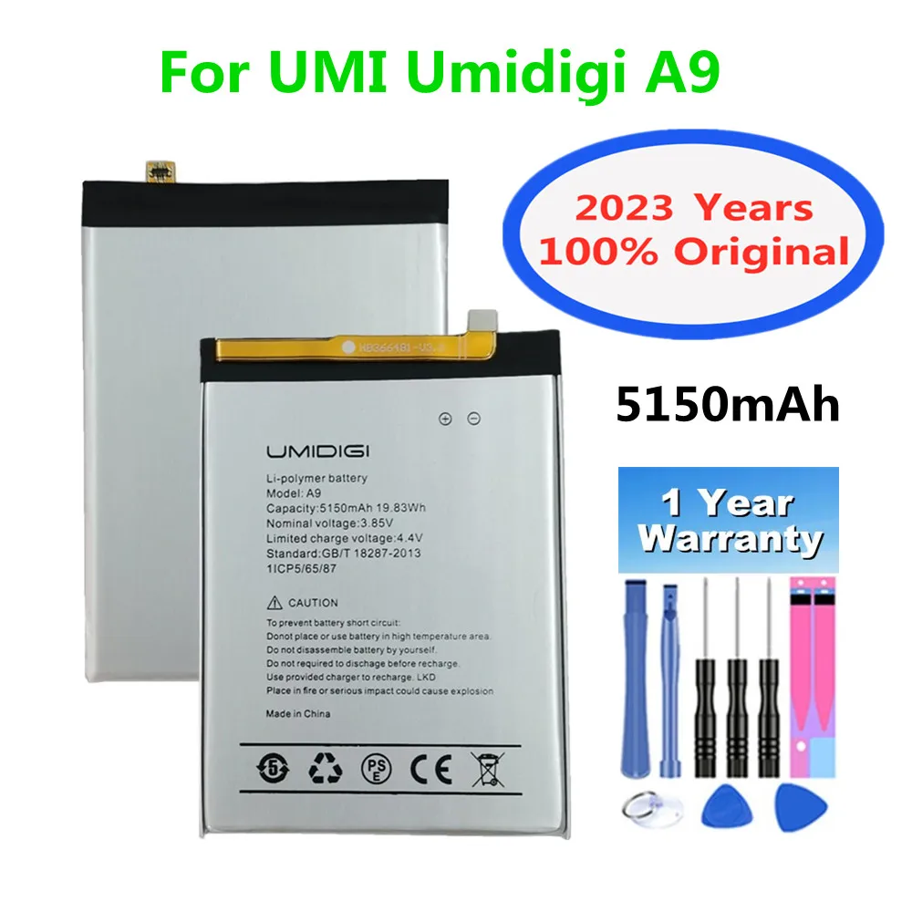

2023 Year Original UMI Battery For Umidigi A9 / A9 Pro A9Pro Mobile Phone Battery High Quality Replacement Bateria Fast Shipping