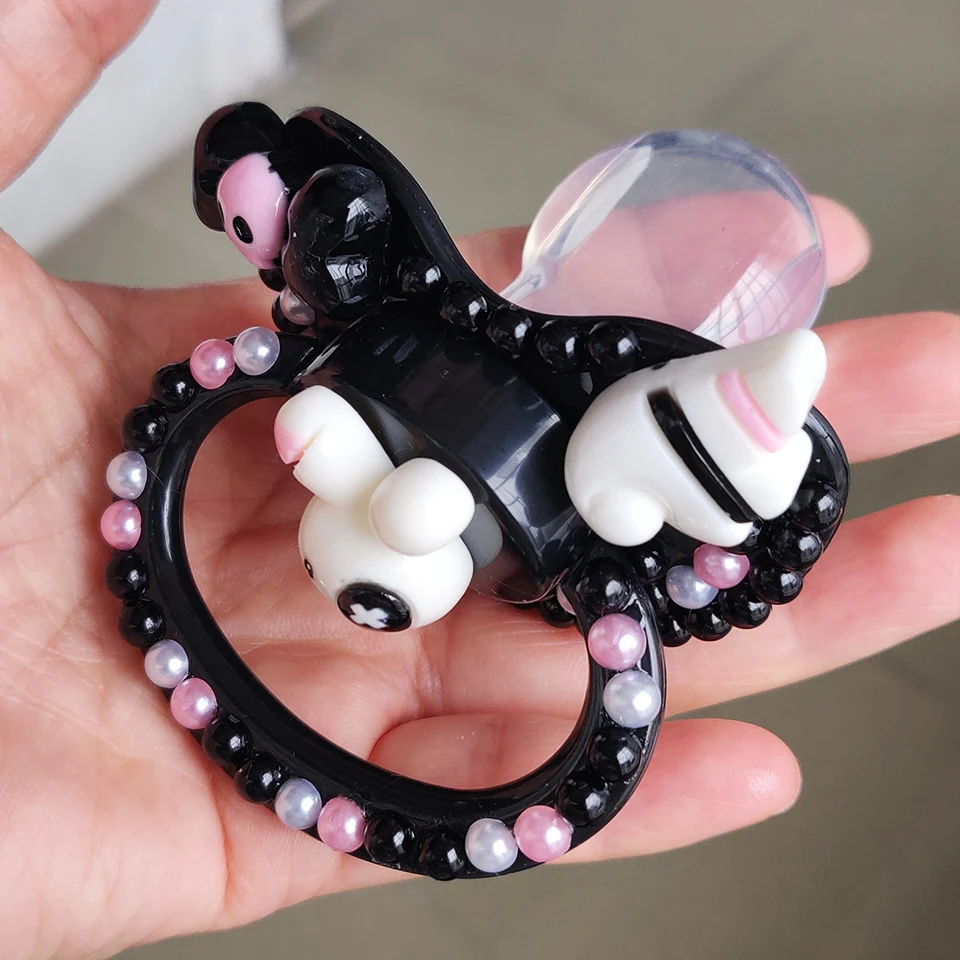 New Style DDLG Adult Pacifier Lovely Big Size Silicone Naughty  Bunny Adult Paci For Daddy, For Girl 4