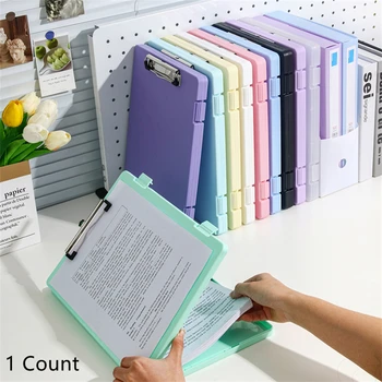Cartella di file multifunzionale A4, organizer per carta di prova da tavolo, cartella per documenti da ufficio, scatola di immagazzinaggio, lavagna per ufficio
