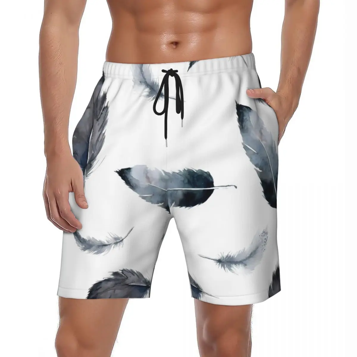 

Feature Flags Retro Board Shorts Summer 3D Print Running Surf Board Short Pants Male Quick Drying Casual Plus Size Beach Trunks