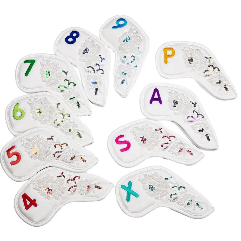 

Iron Covers For Golf Clubs Golf Iron Covers Set PU Leather Golf Iron Sleeve Set 10pcs/set Anti-scratch Collision Avoidance