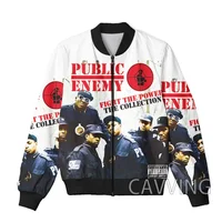CAVVING 3D Printed  Public Enemy Zipper Bomber Jackets Men Overcoat Mens Coat Zip Up Jackets for Women/Men 1