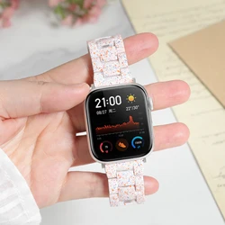 Luxury Resin Strap for Smartwatch - Correa Redmi Watch (WHITE)