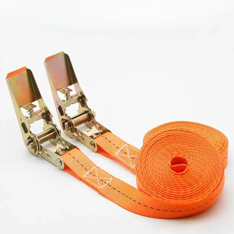 For Luggage Goods Transportation Outdoor Camping Cargo Strap Ratchet Tensioner Freight Car Fixed Tightener Tighten Rope 1m/3m/5m