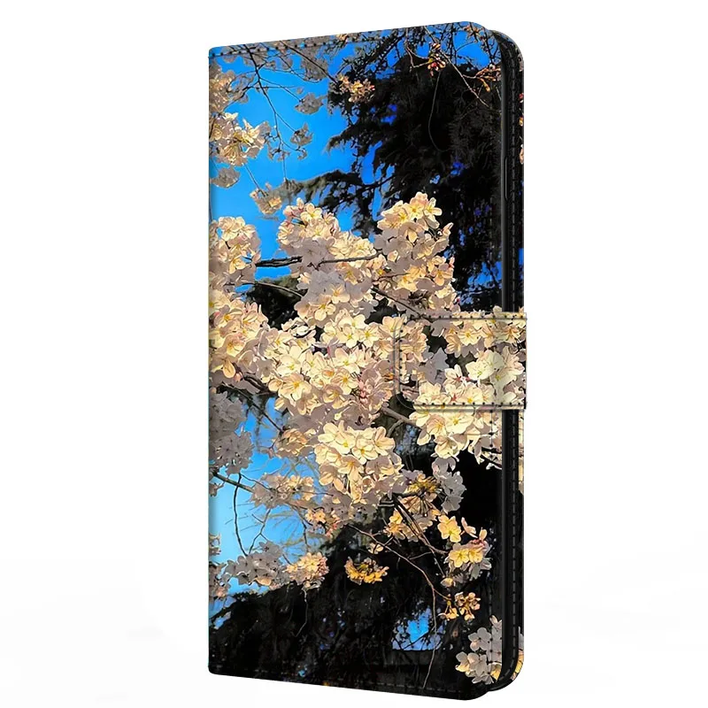 Magnetic Pink Leather Wallet Case - Book Style Flip Cover