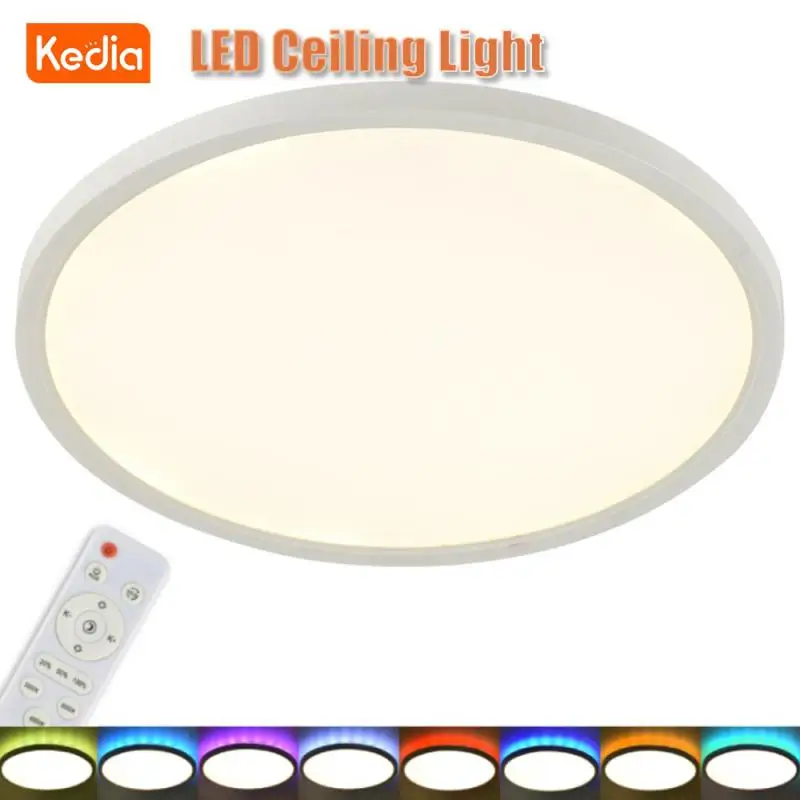 

Kedia LED Ceiling Light Fixture Remote Control RGB Dimmable Color Changing Light For Home Living Room Bedroom Lighting Lamp New
