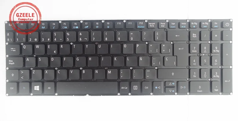 Clavier AZERTY Français BLANC Pour ACER ASPIRE E5-573 F5-572G V3-574T - Neuf Avec Fils