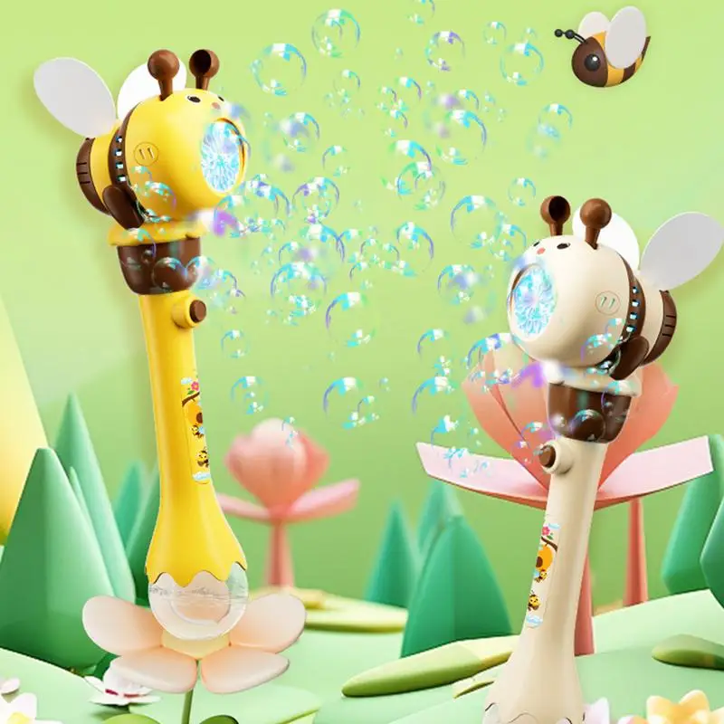 

Bee Bubble Machine Kids Bubble Machine Bubble Machine For Kids Automatic Bubble Blower With Light Kids Toys Bubble Maker Bubble