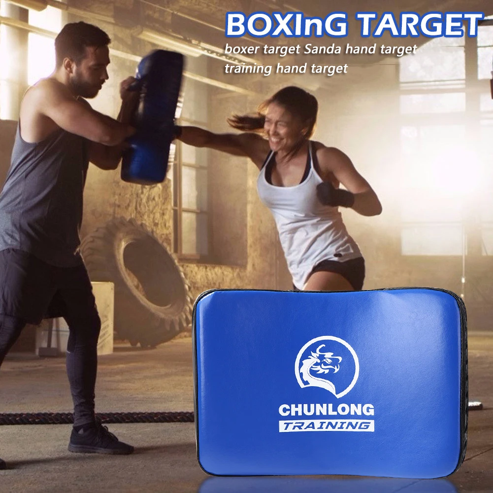 Boxing Target Boxing Pad PU Leather Focus Pad Muay Thai Foot Target for Kicking Shield Training