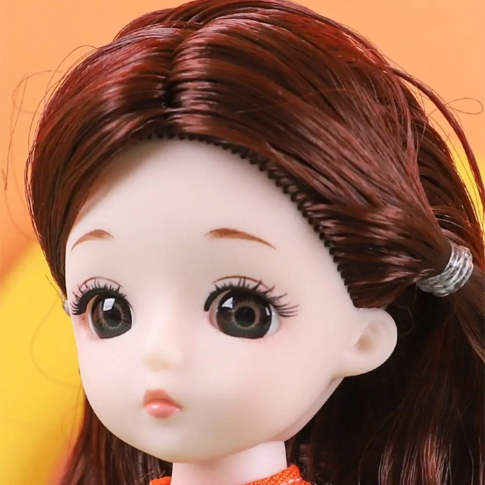 New Birthday Gift 1/12 BJD Doll Toys for Children Girls BJD 3D Eye PVC Face Clothes Accessories16cm 13 Movable Joints - 4