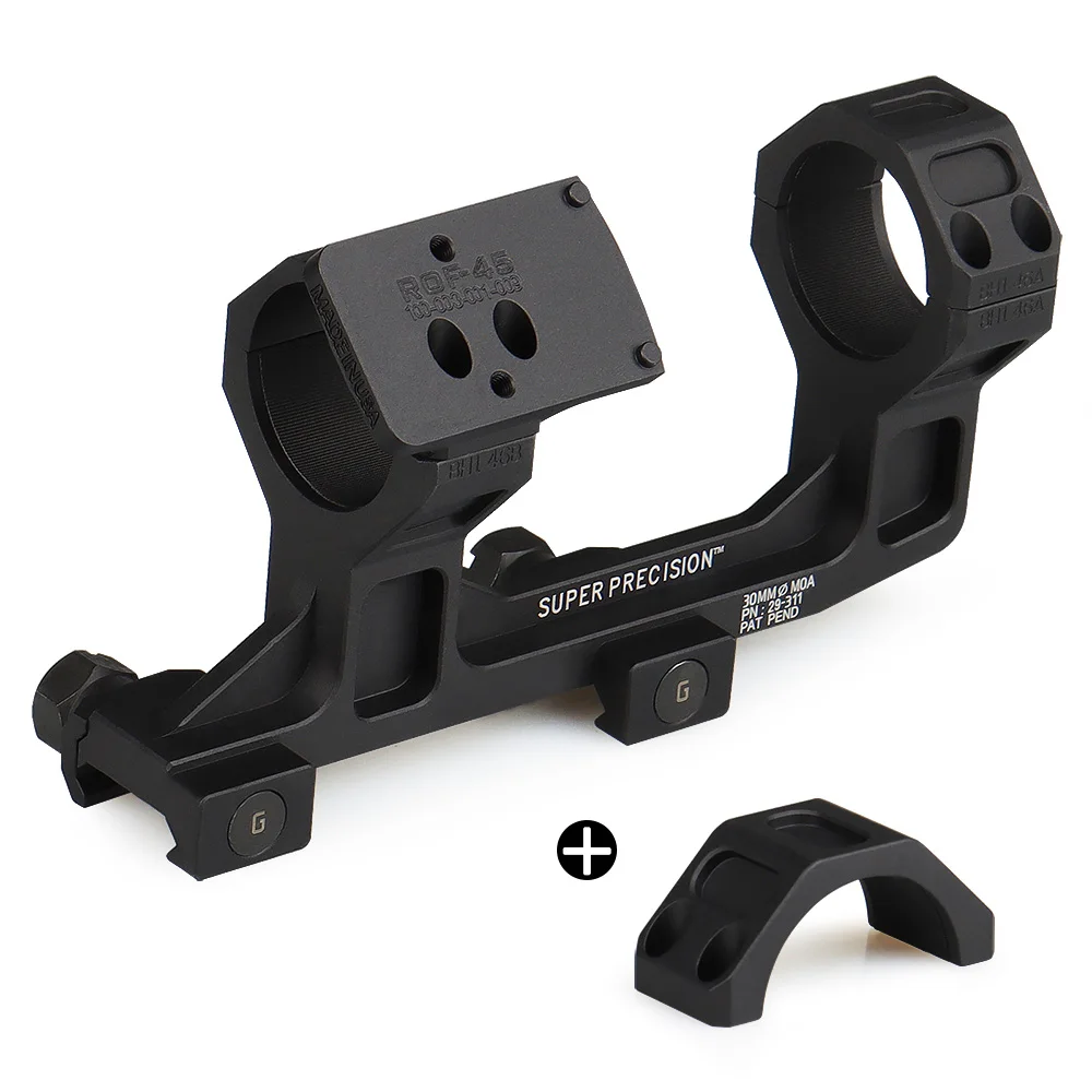

airsoft accessories RMR red dot mount tactical 20mm rail airguns double rings hunting 30mm rifle scope mount with bubble level