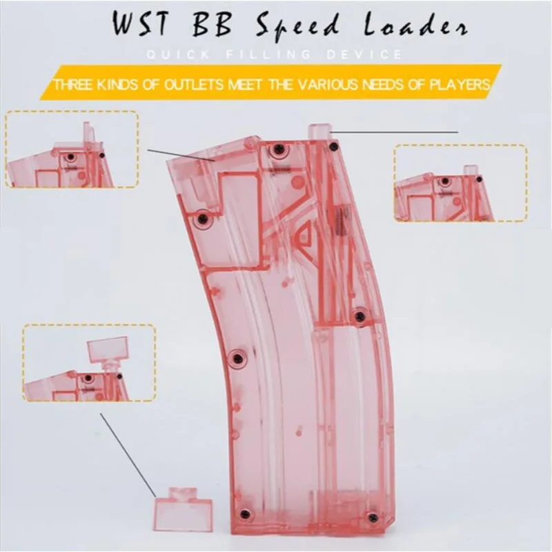 Airsoft BB Loader Paintball BB Loader 500 BBS Rounds Magazine Loading Device Tactical CS Wargame Shooting BB Loader Airsoft Accessories