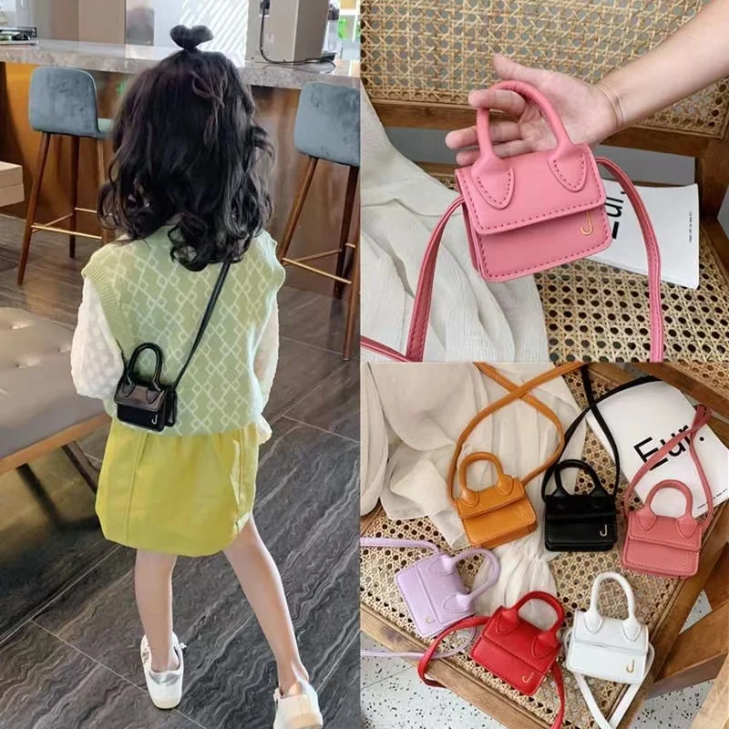 Little Girl Kids Purses Handbags Crossbody Bag Cute Mini Small Coin Pouch Toddler Purse Hand Messenger Bag Female Lipstick Tote