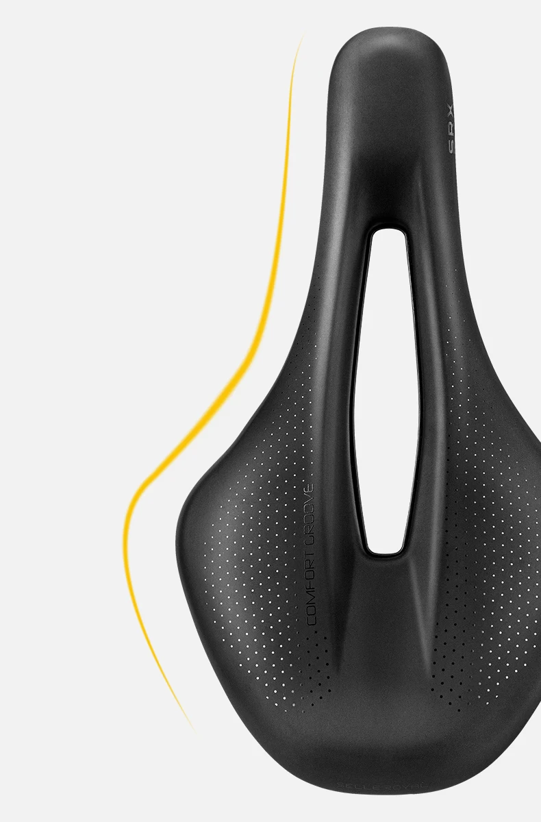 Selle - tige de selle,SELLE de vélo en cuir PU pour hommes,siège de vtt