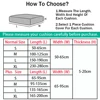 Solid Color Stretch Sofa Seat Cushion Cover Sofa Covers for Living Room Removable Elastic Seat Chair Cover Furniture Protector 5