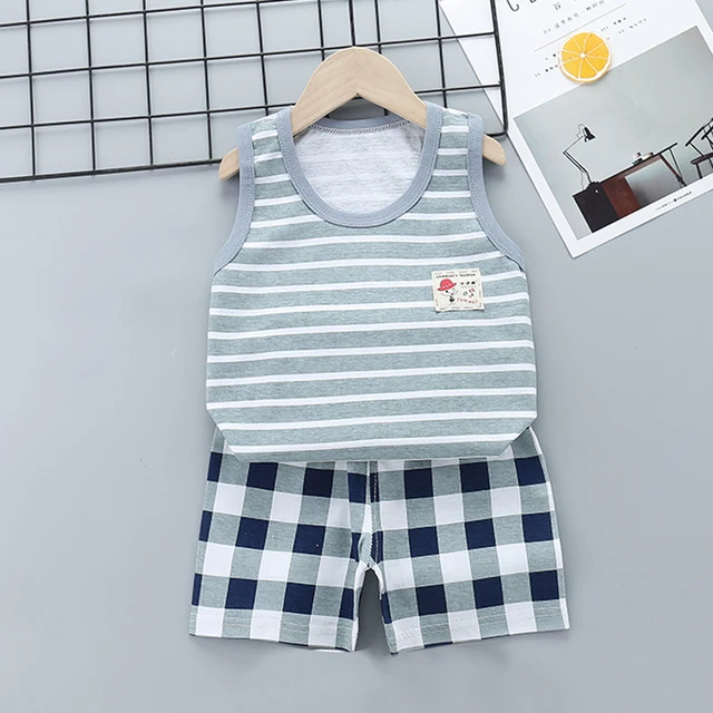 مجموعة الأطفال سترة مجموعة صبي فتاة ملابس رياضية غير رسمية ملابس القطن الخالص ملابس الصيف الأطفال أطفال الزي الرياضي مجموعة أطفال 2
