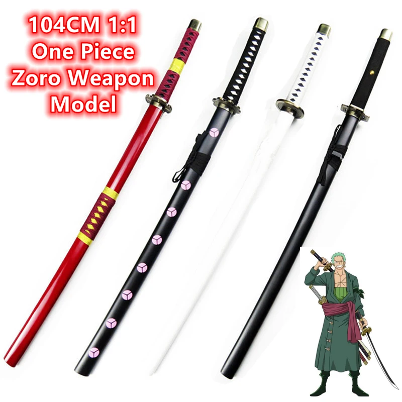 Roronoa Zoro-espada modelo de juguete, Katana samurái de