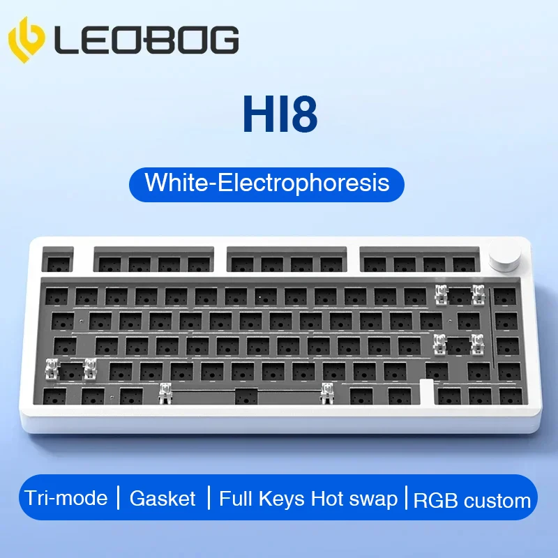 LEOBOG Hi8 75% Custom Wireless Aluminum Mechanical Gaming Keyboard