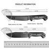 KA-BAR Becker Series Fixed Blade Knife - BK5 - BK7 - 8Cr13Mov Steel Blade - Tactical Combat Military Utility Survival Knives 6