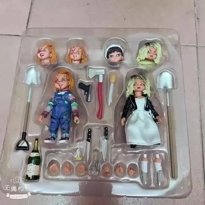 Bride of Chucky フィギュアセット McFarlane Toys Childs Play Movie Maniacs Bride of Chucky