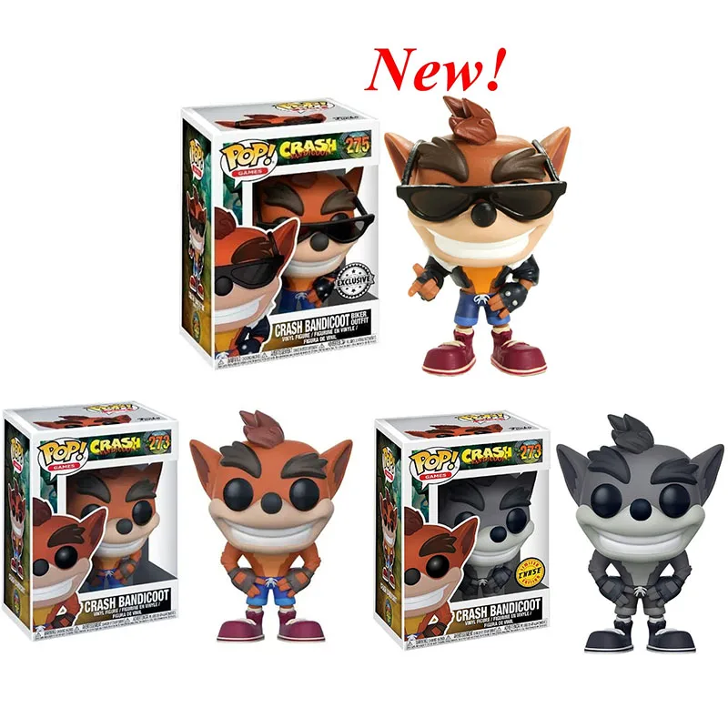 FunkoPOPGamesCrashBandicootBikerOutfitFiguradeaoemvinil