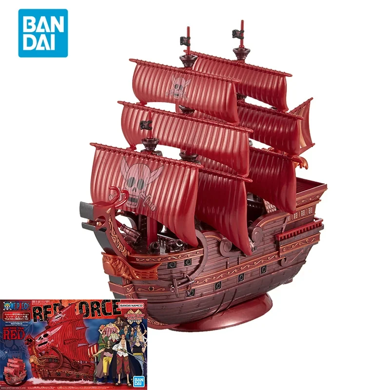 

Bandai цельная Сборная модель большой корабль серия Shanks красный пиратский корабль памятный цвет подарок на день рождения для мальчика