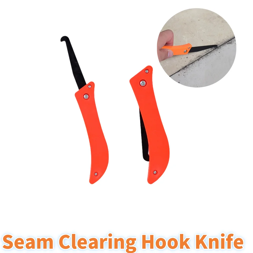 20pcs tile beauty seam plastic scraper grout special construction tool abs pure new material tool straight angle Special Slotting Knife, Construction Tool, Tile and Floor Tile Joint Cleaning Hook Knife, Brick Joint Gap Cleaning Folding Saw