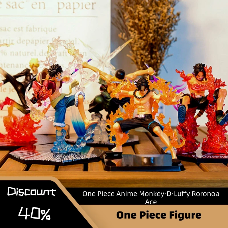 OnePieceAnimeMonkeyDLuffyRoronoaAcePvcActionModelCollection