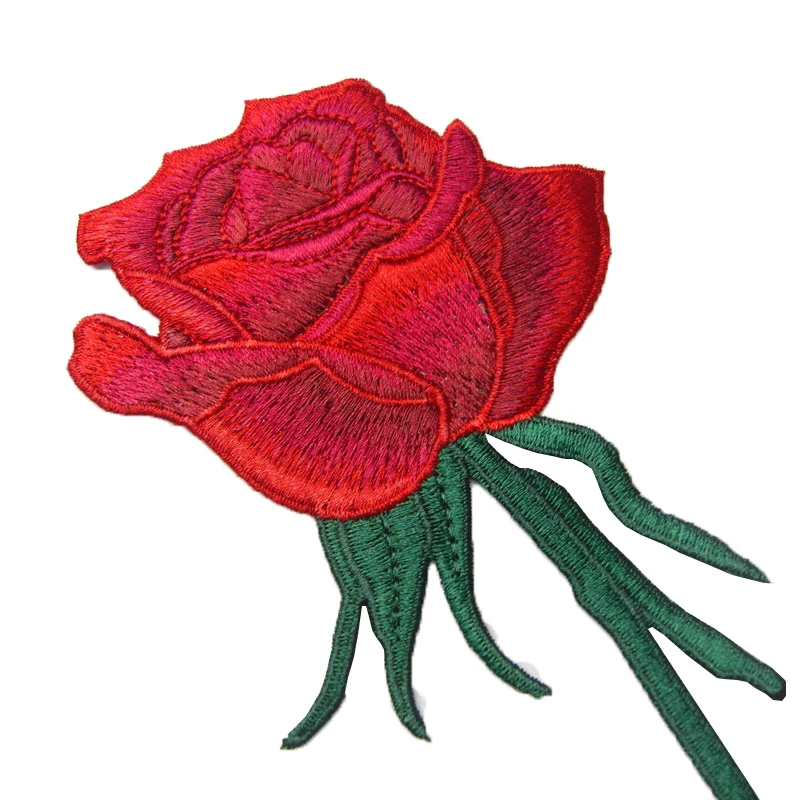 Toppa Termoadesiva Floreale Rosa – Ricamata, Da Cucire O Stirare, Dimensioni Come Da Foto - 4