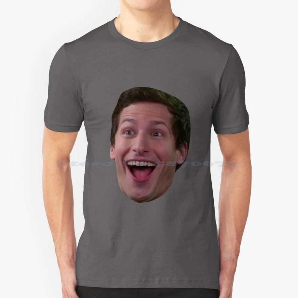 Jack Peralta Funny Face T Shirt 100% Cotone Tee Nine Nine Brooklyn 99 Amy Santiago Jack Peralta Captain Bot Charles Boyle Rosa