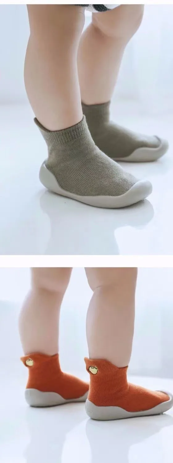 2024 Baby-Sockenschuhe, Farblich Abgestimmte Niedliche Kinderschuhe für Jungen, Weichsohlige Bodensocken-Schuhe für Kleinkinder, Mädchen-Lauflernschuhe – Detail 14