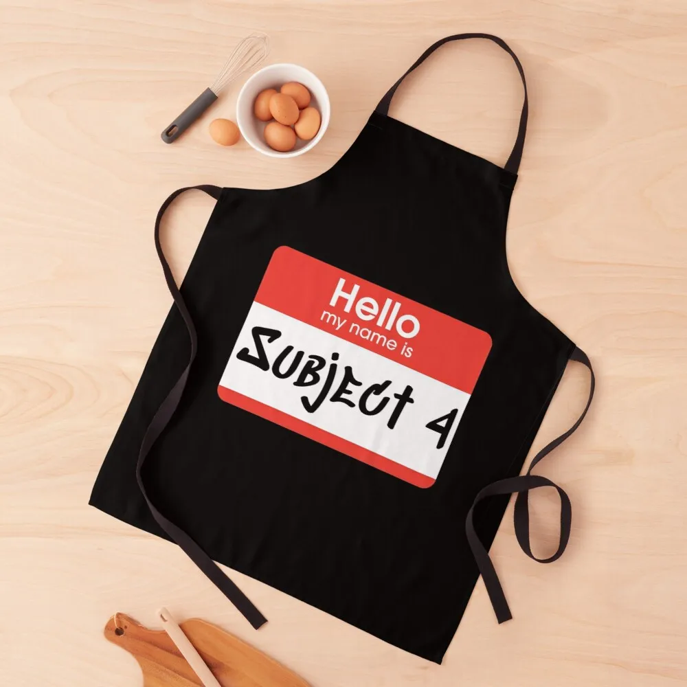 

my name is Subject 4 863 design Apron Kitchen things sexy apron