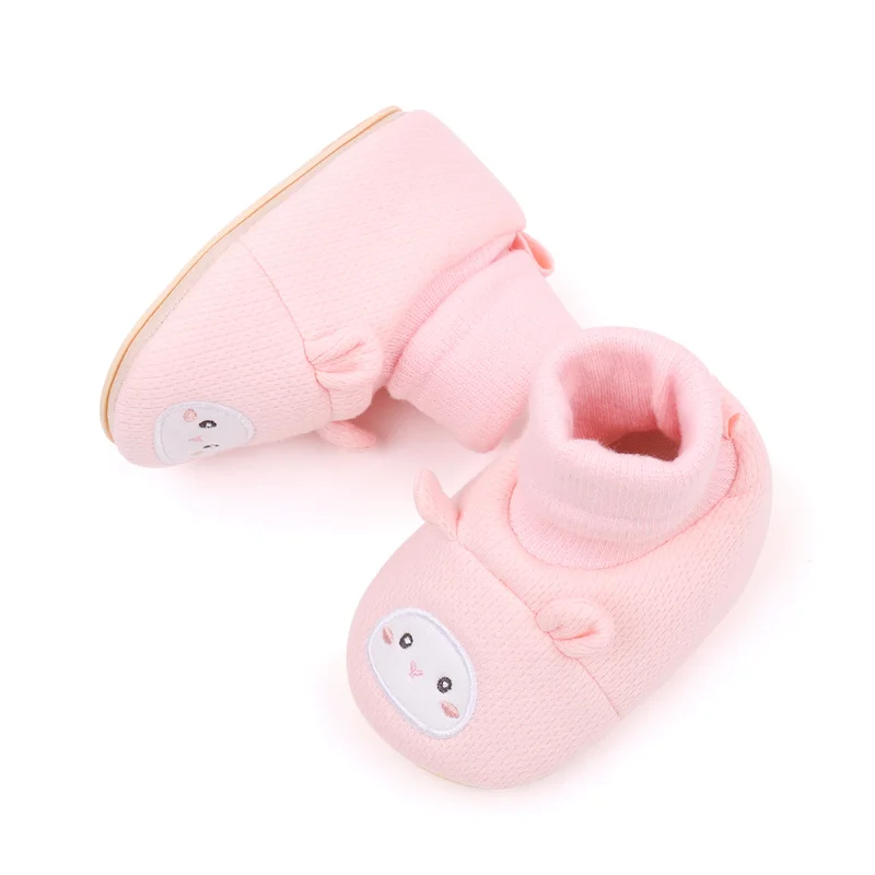 Baby Cute Sock Shoes Soft Animal Anti-slip for Spring and Autumn Long Sock Warm and Soft for 0-18 Months Toddler Indoor Prewalk 4