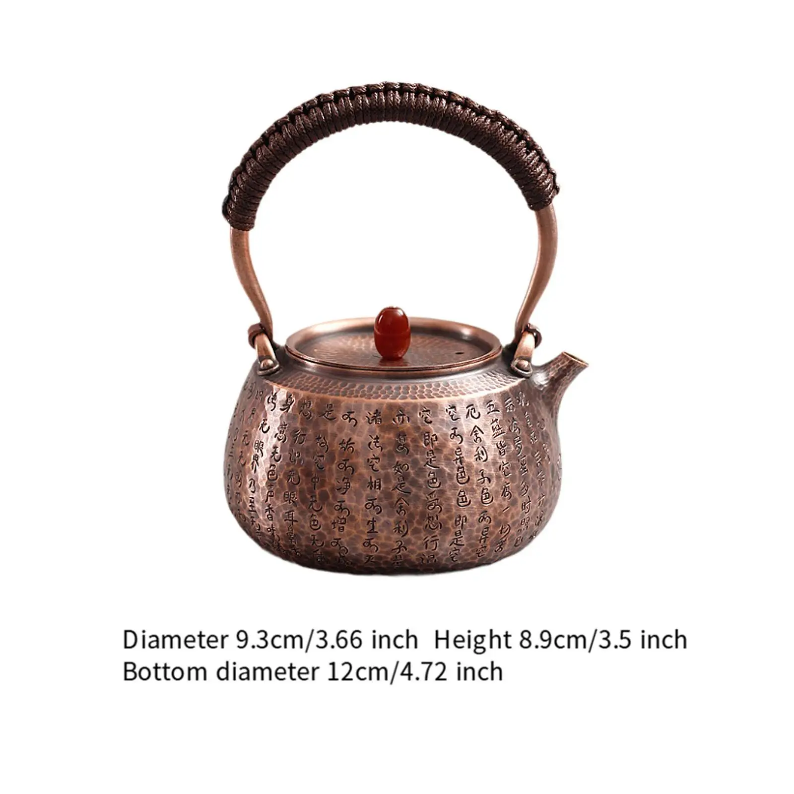 Copper Tea Kettle 1300ml Portable Coffee Pot for Camping Tea House Hiking Copper Tea Kettle 1300ml Portable Coffee Pot for Camping Tea House Hiking