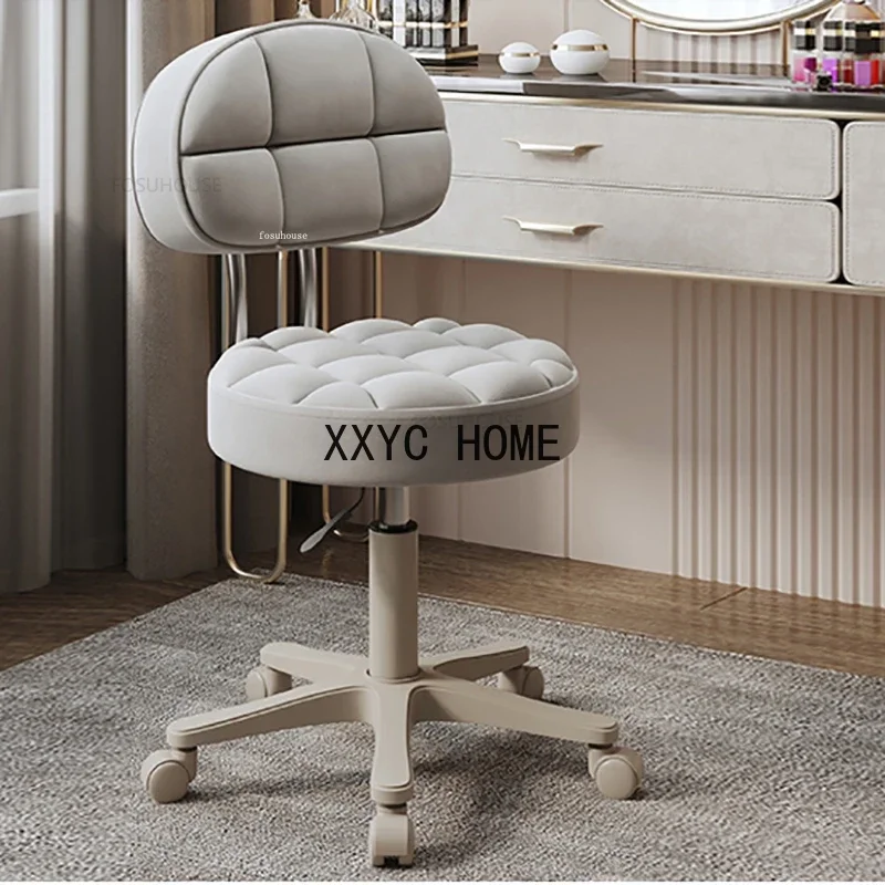 

Modern Simple Barber Chairs Barber Shop Round Stool Special Lifting Swivel Chair Salon Furniture for Beauty Salon Makeup Chair