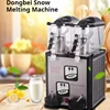 XC212A snow melting machine double cylinder 6L*2 mini snow melting machine Small commercial Slush Machines 2