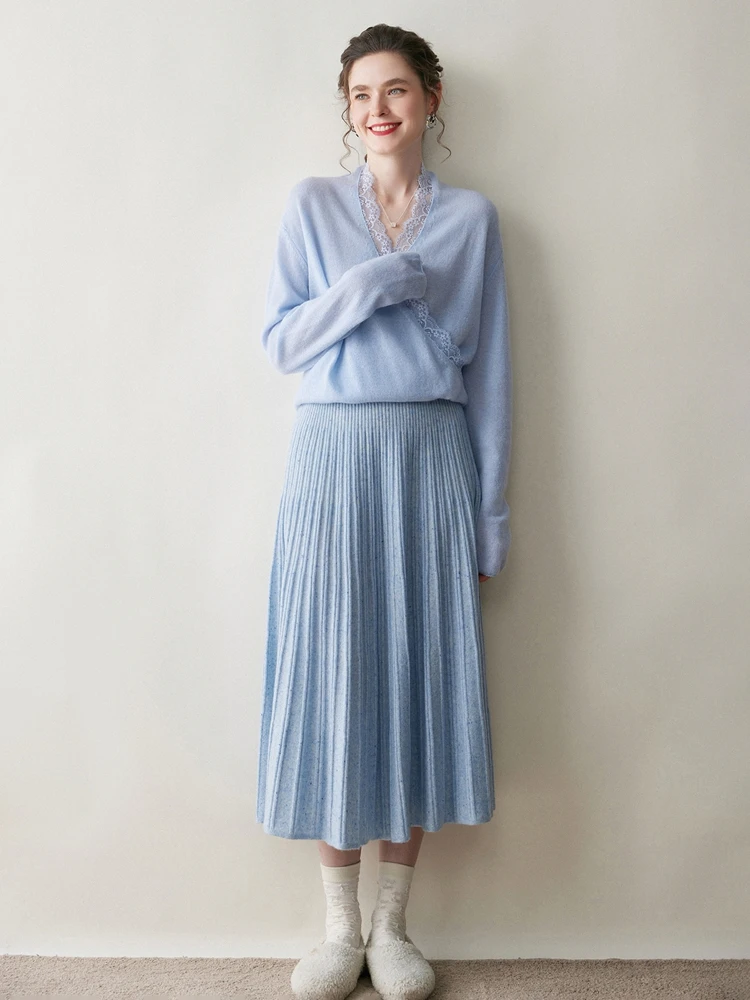 Chic Cashmere Skirt - Lifestyle 16