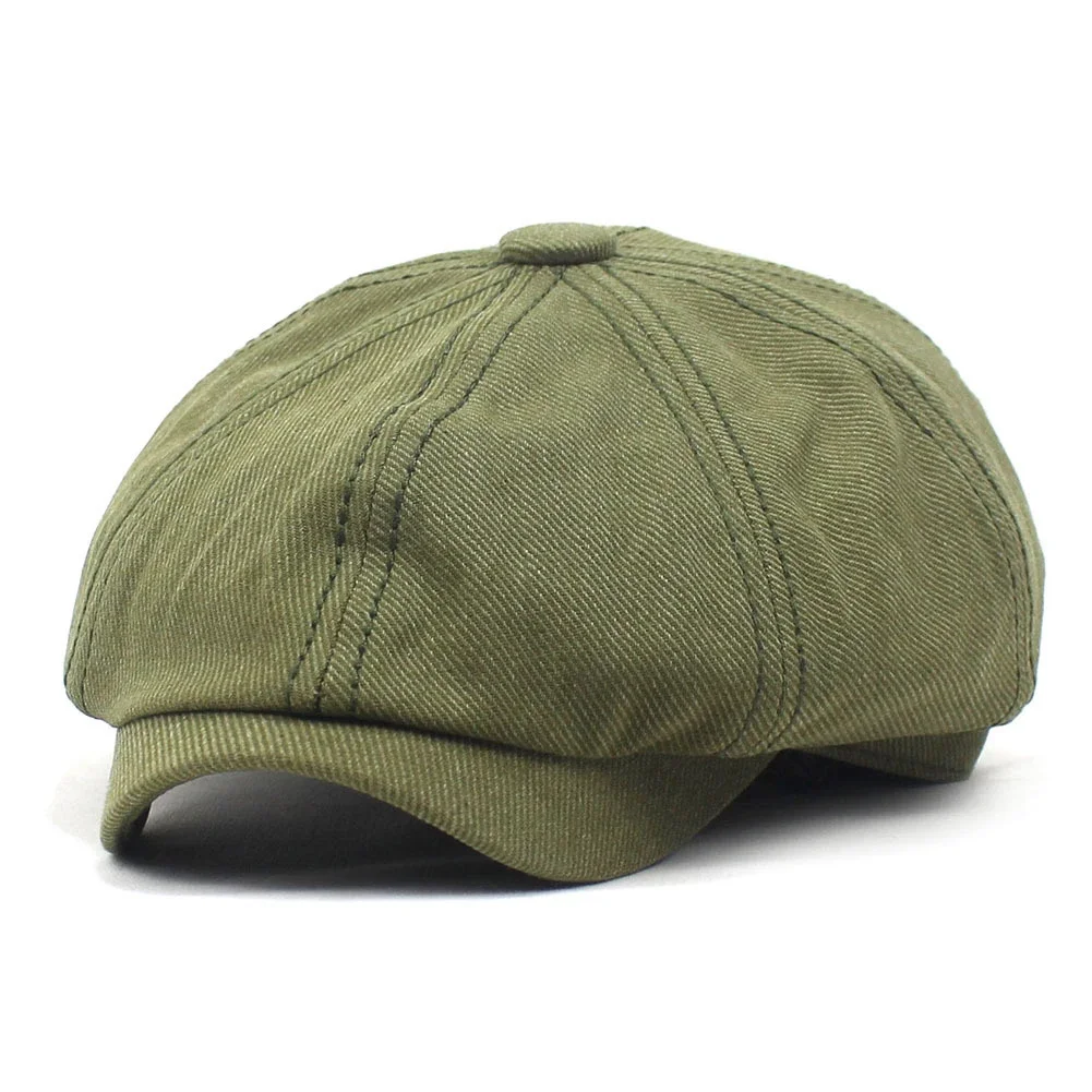 Cap Men Hat Vintage Windproof Accessories Beret Cabbie Casual Classical Cotton Driving Newsboy Daily All Seasons