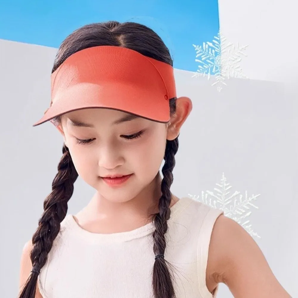 Breathable Quick-dry Sunshade Hat Anti-UV Soft Summer Sunhat Lightweight Seamless Children's Sunscreen Cap Outdoor